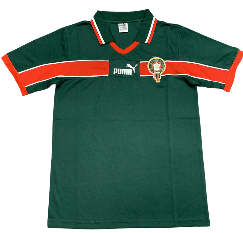 Camisa Marrocos 1998 I Home - Versão Retrô