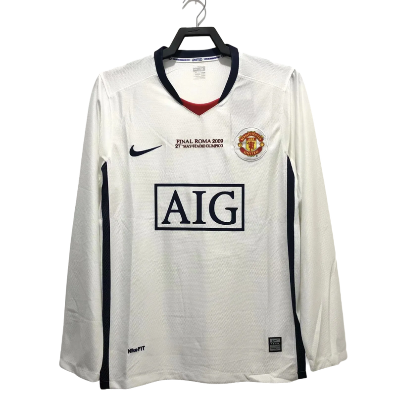 Camisa Manchester United 08/09 II Away - Versão Retrô Manga Longa