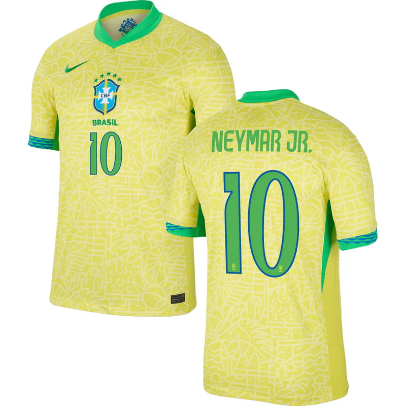 Camisa Neymar Jr. - Brasil 24/25 I Home - Versão Torcedor