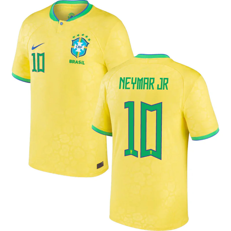 Camisa Neymar Jr. - Brasil 22/23 I Home - Versão Torcedor