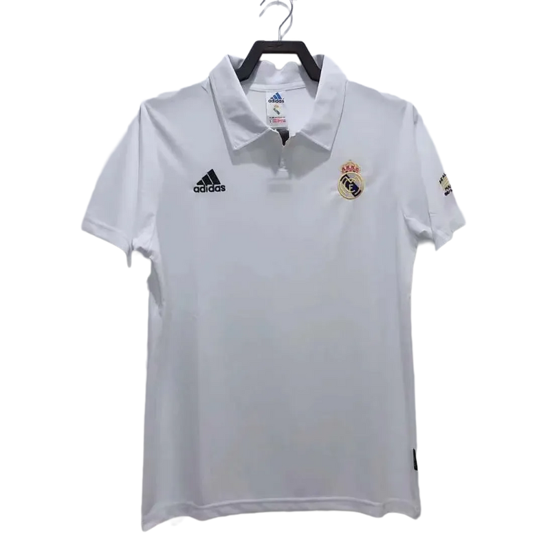 Camisa Real Madrid 02/03 Liga dos Campeões I Home - Versão Retrô