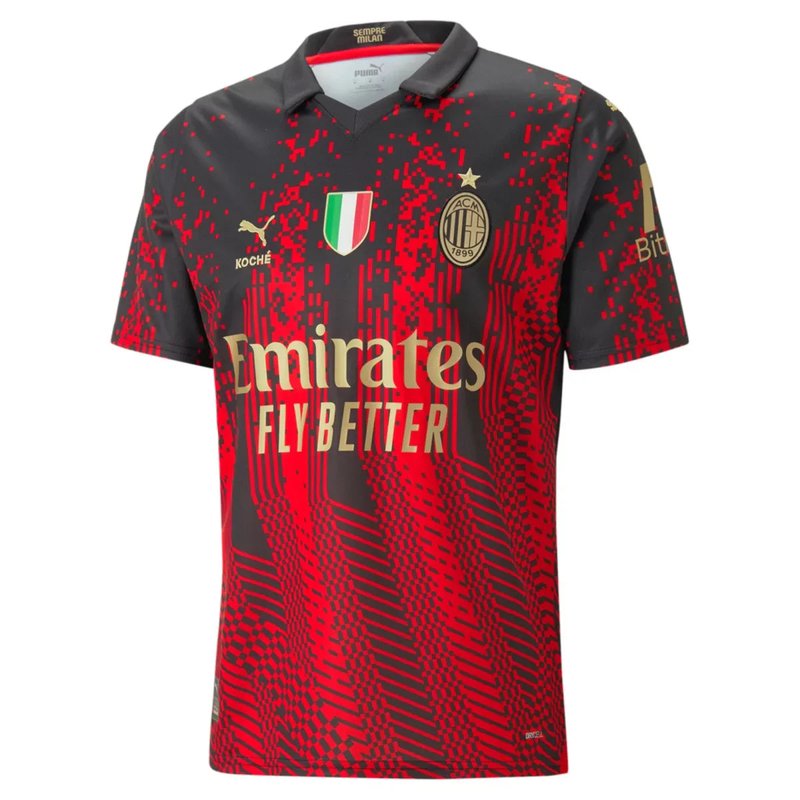 Camisa AC Milan Koche 22/23 IV Fourth - Versão Torcedor