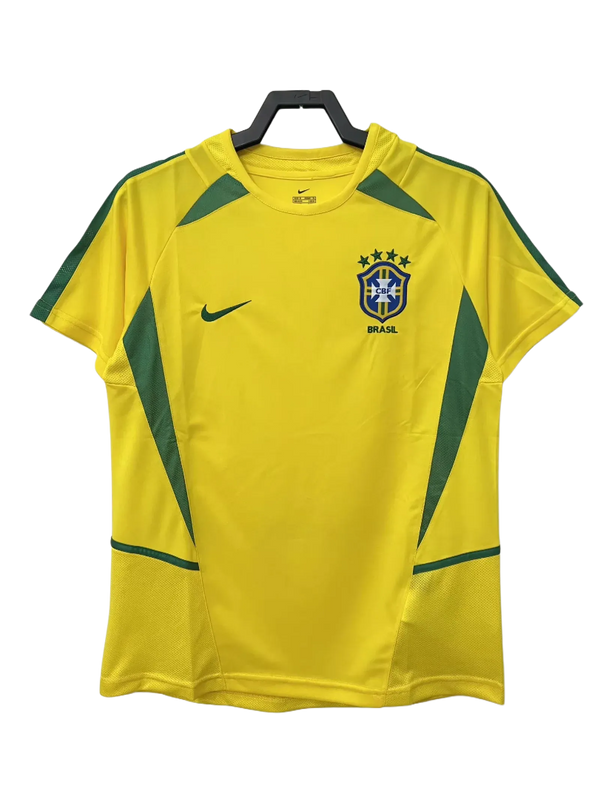 Camisa Brasil 2002 I Home - Versão Retrô