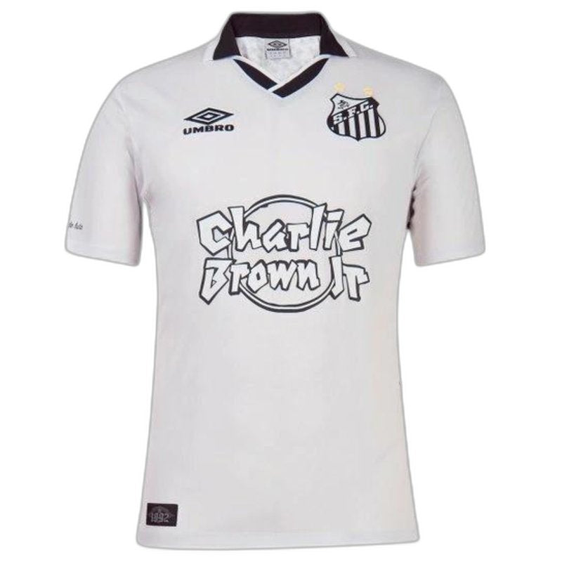 Camisa Santos Charlie Brown Jr. Branca - Versão Torcedor