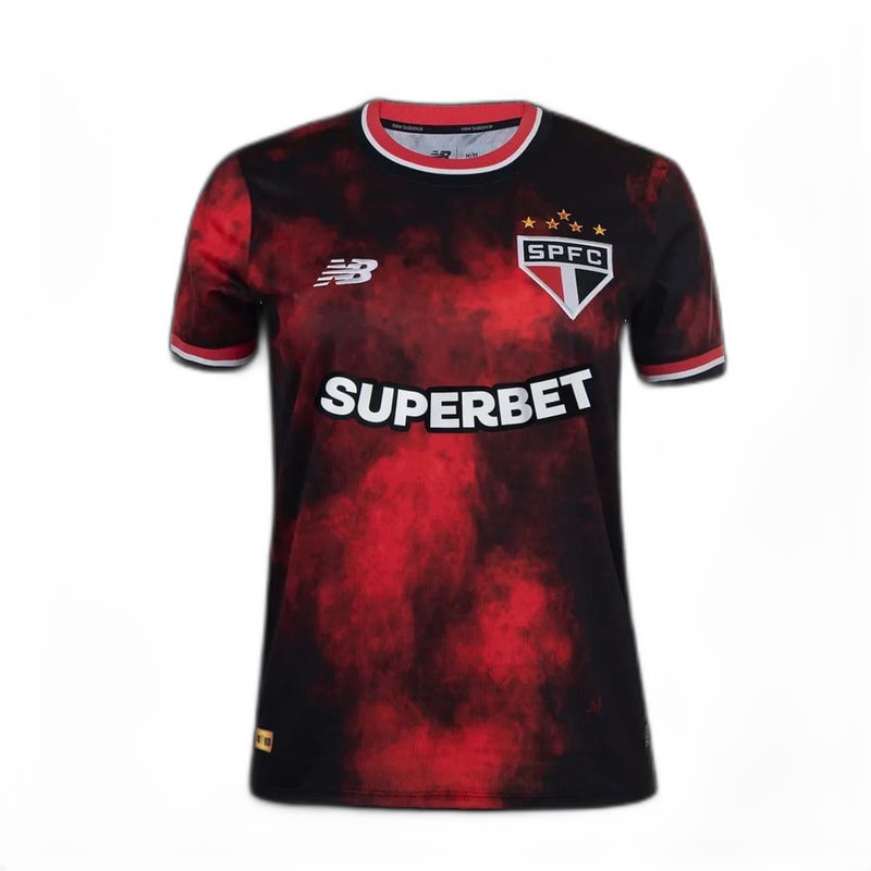 Camisa São Paulo 24/25 Comemorativa Preta - Feminina