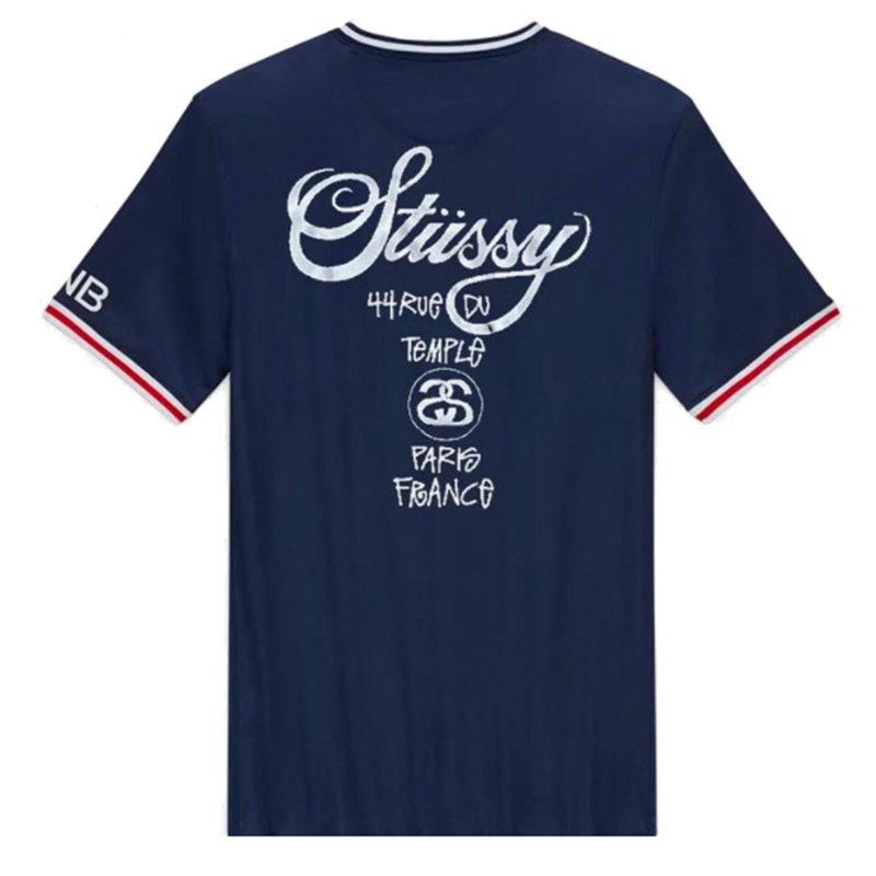 Camisa Stussy x Paris Saint-Germain (PSG) Edição Limitada - Versão Torcedor