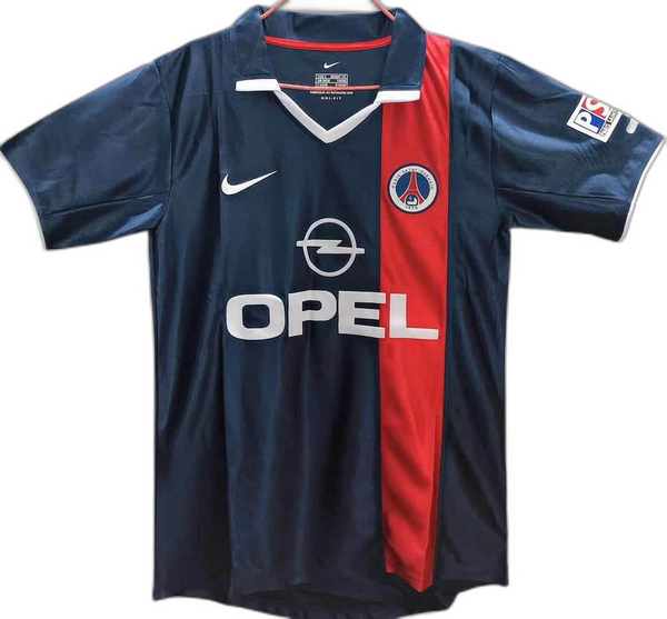 Camisa Paris Saint-Germain (PSG) 2001 I Home - Versão Retrô