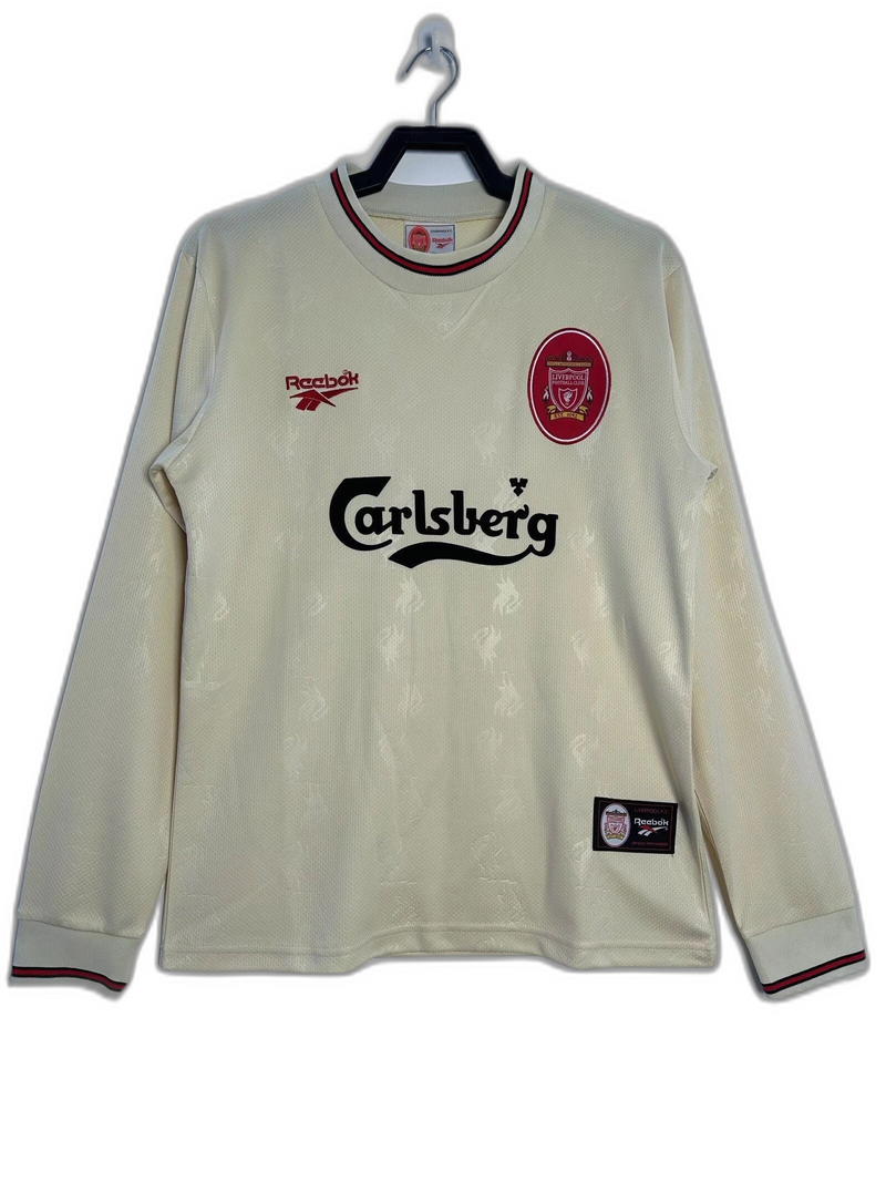 Camisa Liverpool 96/97 II Away - Versão Retrô Manga Longa