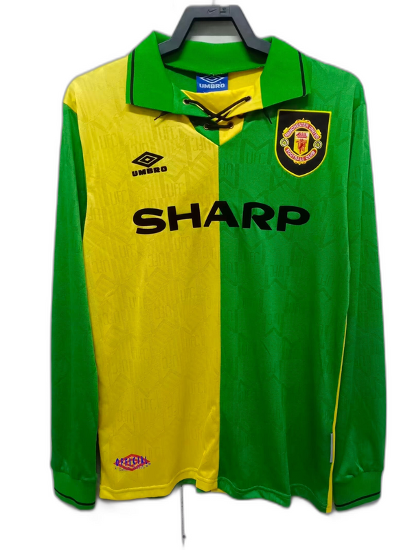 Camisa Manchester United 92/94 II Away - Versão Retrô Manga Longa