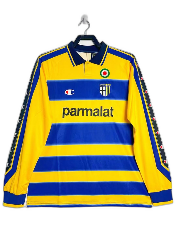 Camisa Parma 99/00 I Home - Versão Retrô Manga Longa