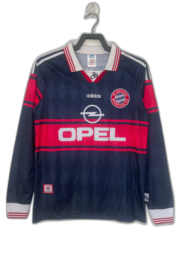 Camisa Bayern de Munique 97/99 I Home - Versão Retrô Manga Longa