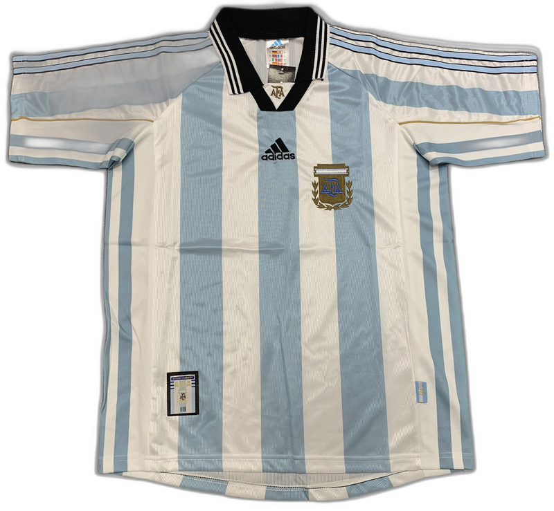 Camisa Argentina 1998 I Home - Versão Retrô