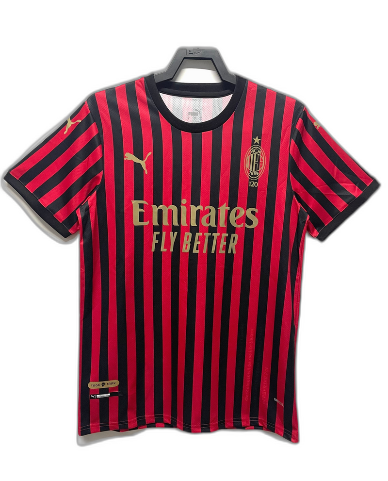 Camisa AC Milan - Edição 120º Aniversário - Versão Retrô