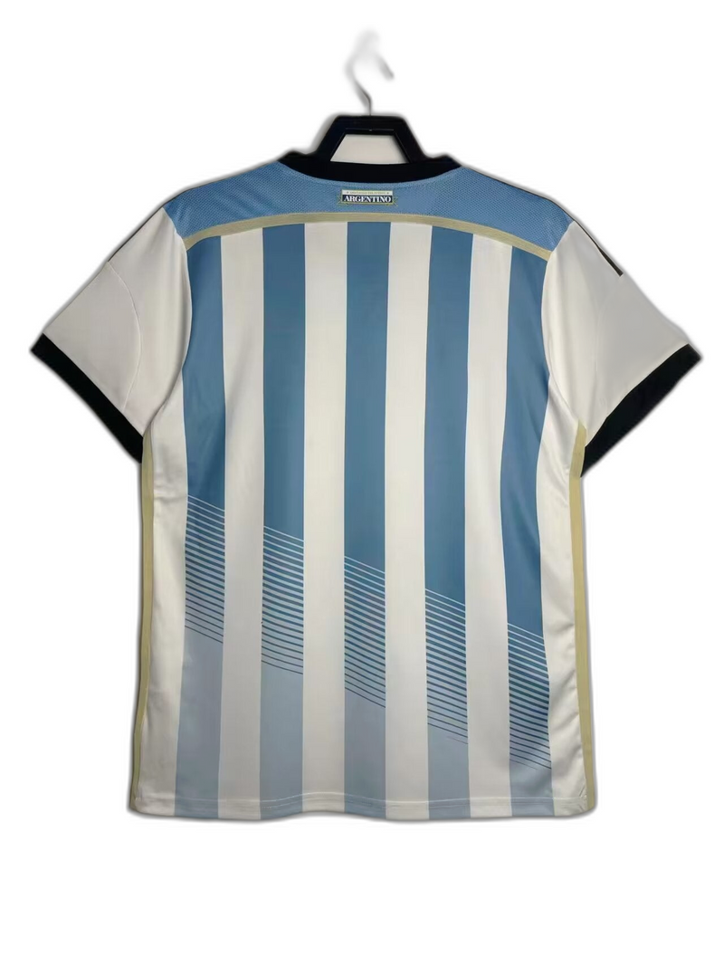 Camisa Argentina 2014 I Home - Versão Retrô