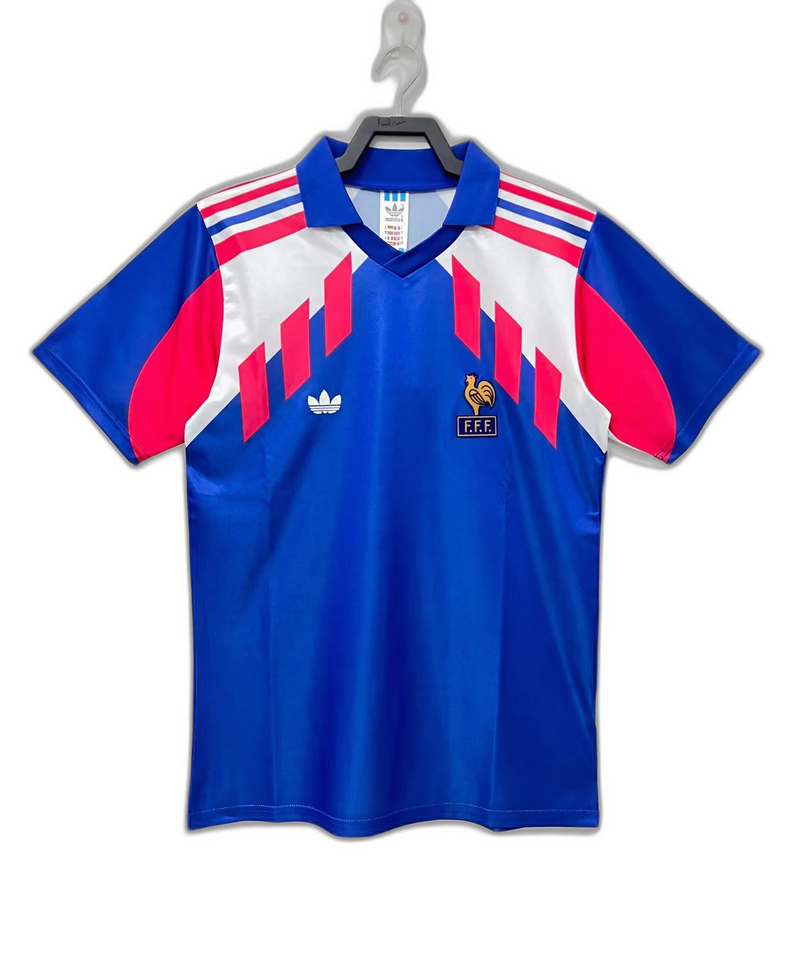 Camisa França 1990 Copa do Mundo I Home - Versão Retrô