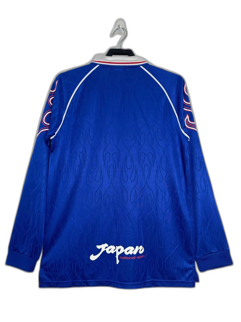 Camisa Japão 1998 I Home - Versão Retrô Manga Longa