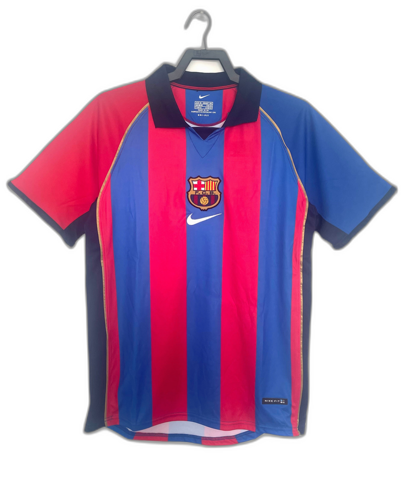 Camisa Barcelona 01/02 I Home - Versão Retrô