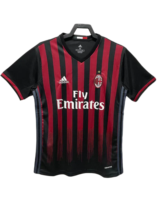 Camisa AC Milan 16/17 I Home - Versão Retrô