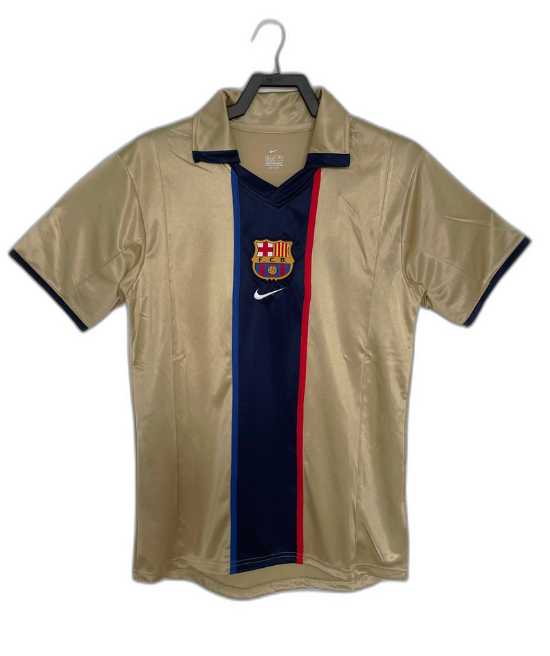 Camisa Barcelona 01/02 II Away - Versão Retrô