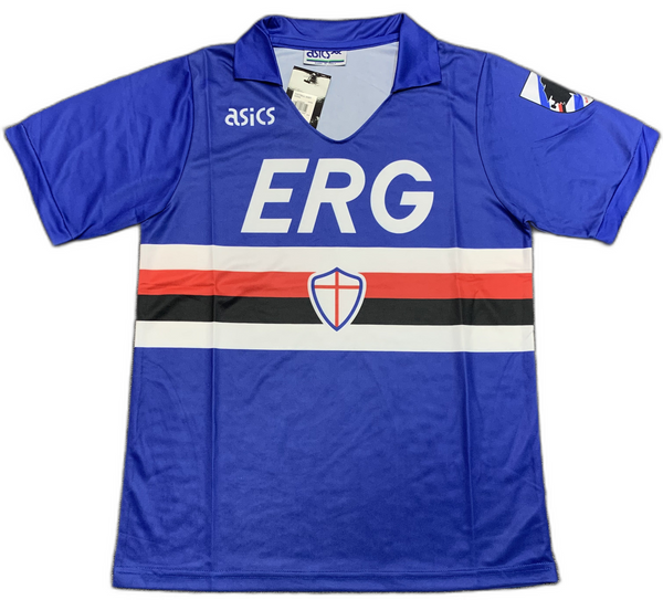 Camisa Sampdoria 90/91 I Home - Versão Retrô