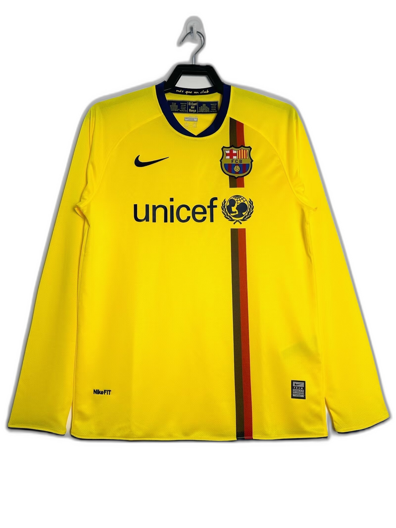 Camisa Barcelona 08/09 II Away - Versão Retrô Manga Longa