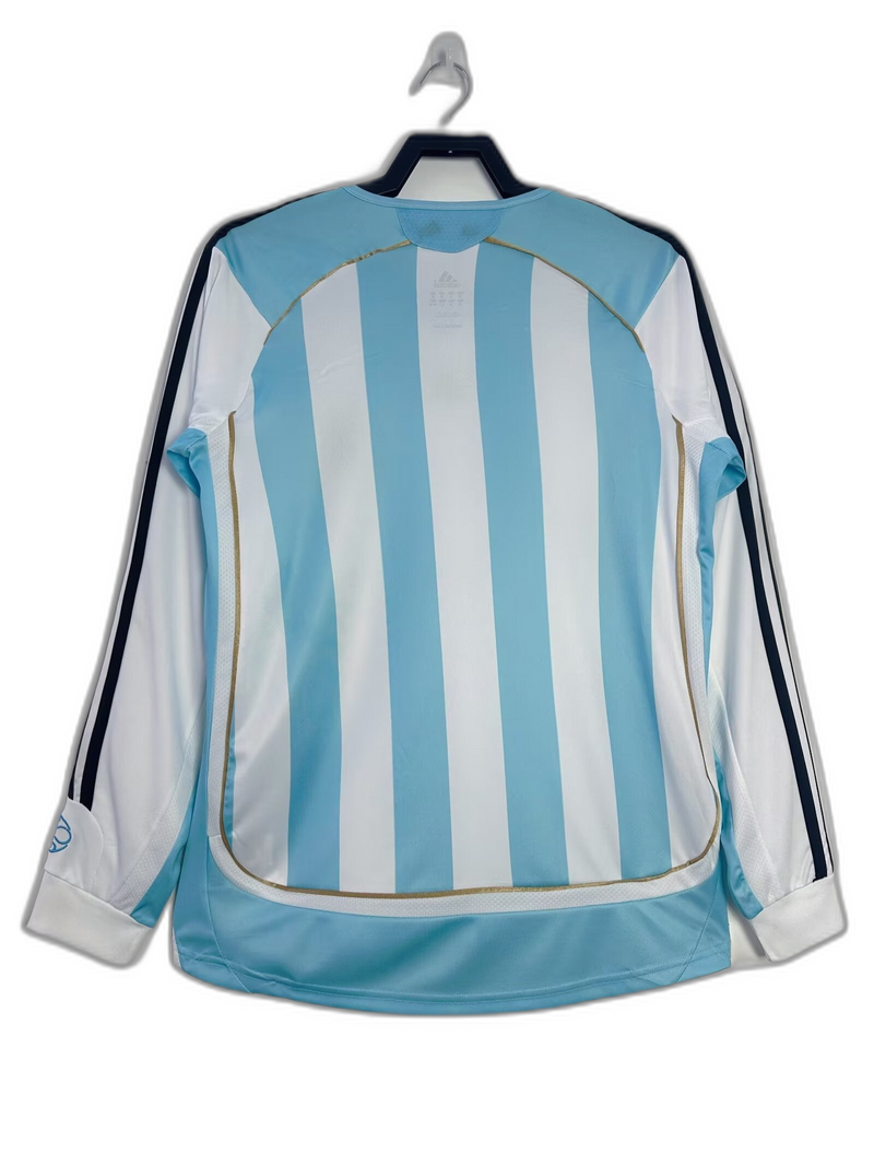 Camisa Argentina 06/07 I Home - Versão Retrô Manga Longa