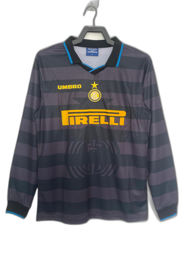 Camisa Inter de Milão 97/98 II Away - Versão Retrô Manga Longa