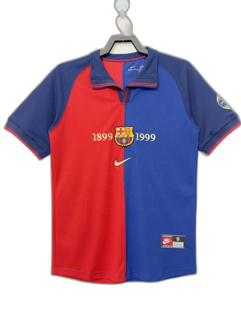 Camisa Barcelona 1999 Edição 100º Aniversário - Versão Retrô