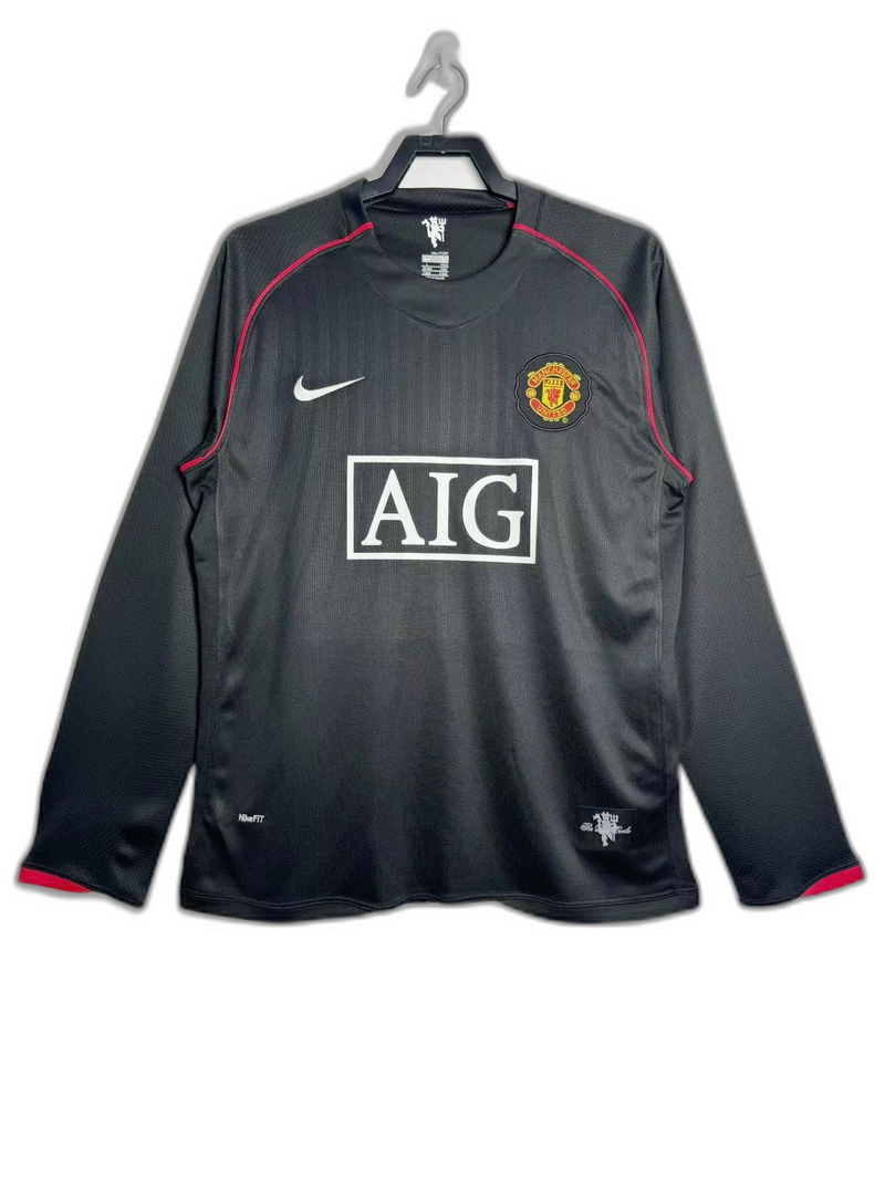 Camisa Manchester United 07/08 II Away - Versão Retrô Manga Longa