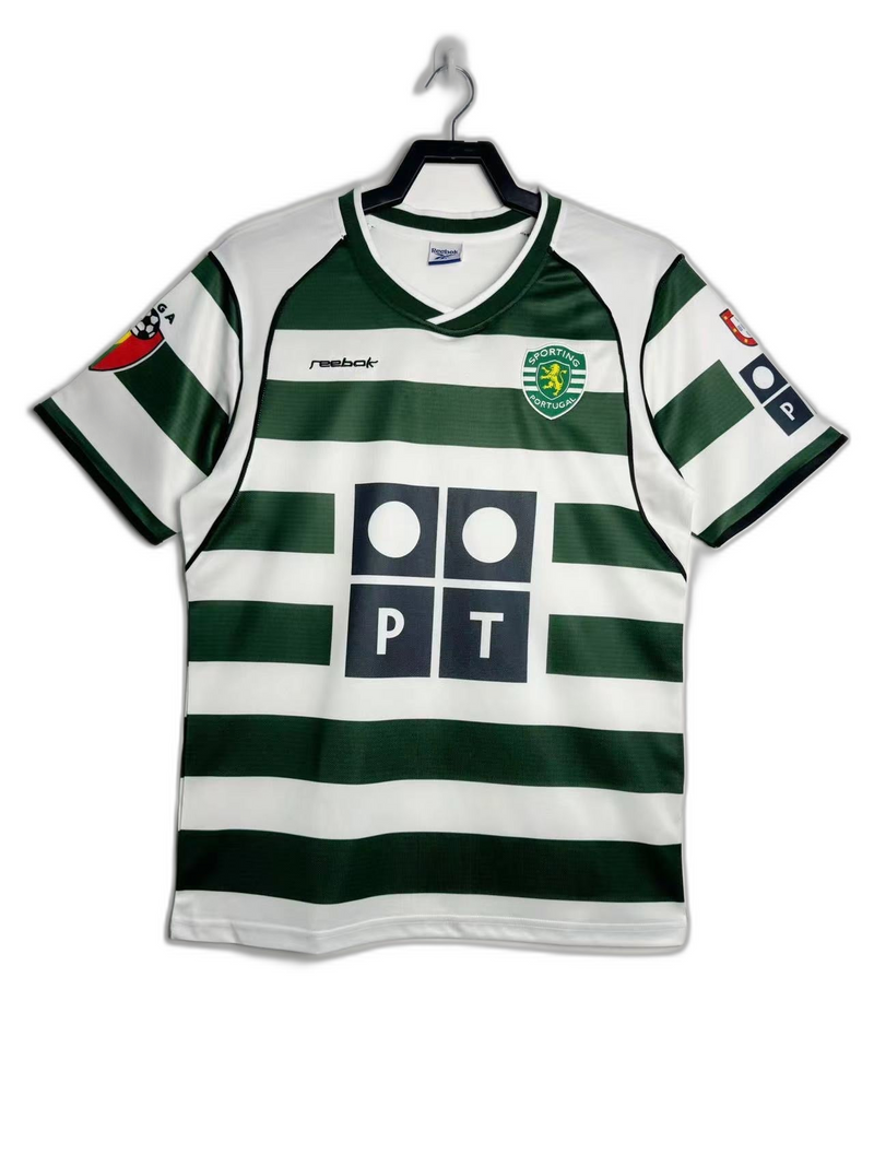 Camisa Sporting Lisboa 01/03 I Home - Versão Retrô