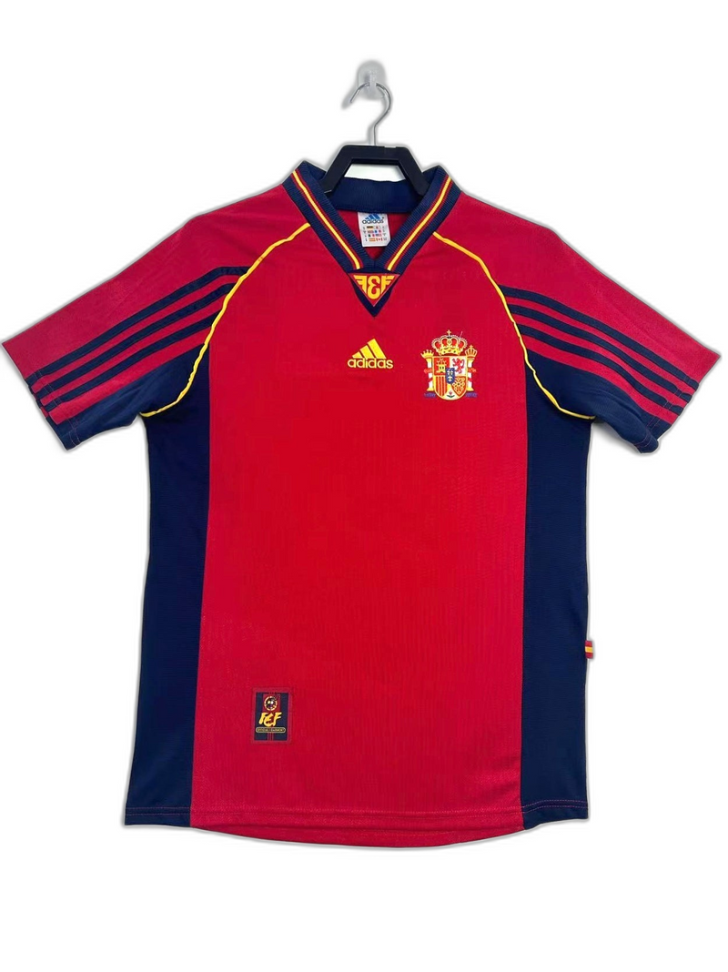 Camisa Espanha 1998 I Home - Versão Retrô