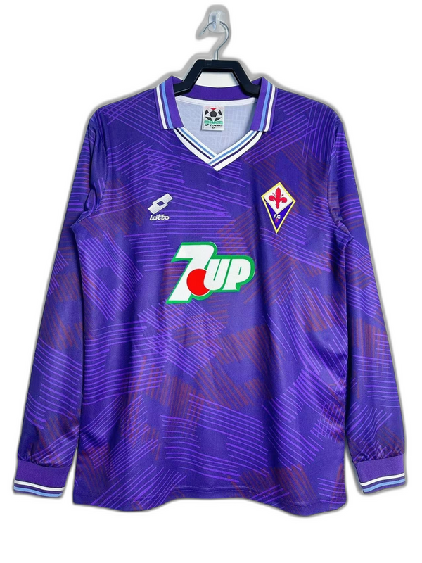 Camisa Fiorentina 92/93 I Home - Versão Retrô Manga Longa