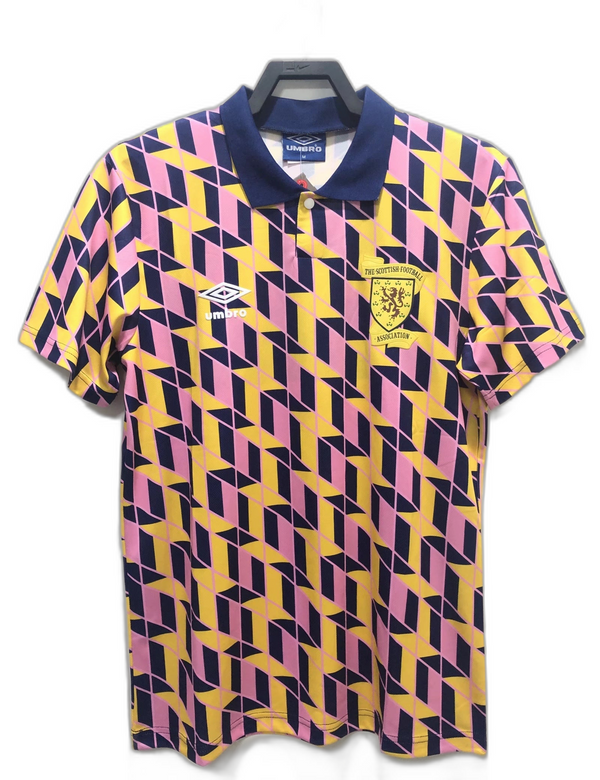 Camisa Escócia 88/89 Yellow - Versão Retrô