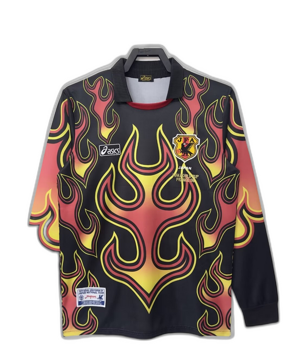 Camisa Japão 1998 Goleiro - Versão Retrô Manga Longa