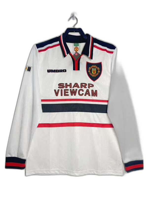 Camisa Manchester United 98/99 II Away - Versão Retrô Manga Longa