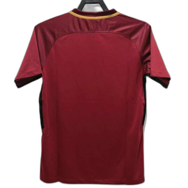 Camisa AS Roma 17/18 I Home - Versão Retrô