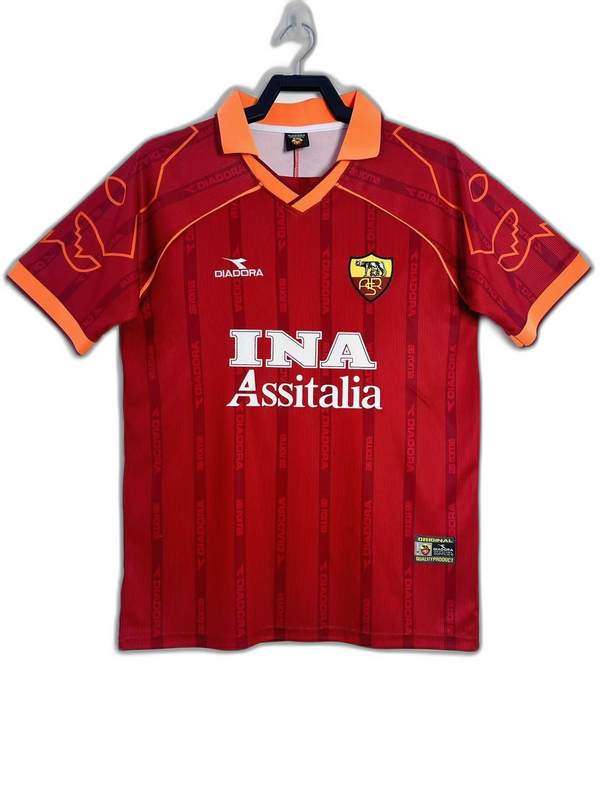 Camisa AS Roma 99/00 I Home - Versão Retrô