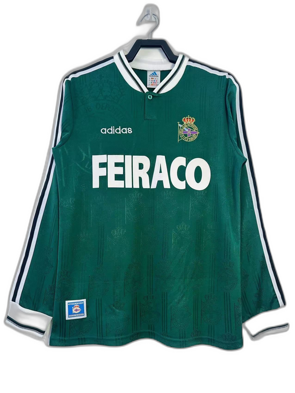 Camisa Deportivo La Coruña 99/00 II Away - Versão Retrô Manga Longa