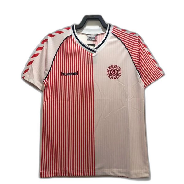 Camisa Dinamarca 1986 II Away - Versão Retrô